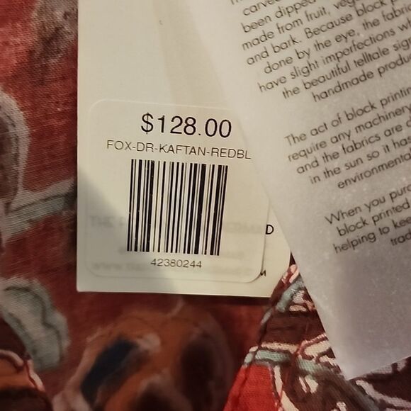 Beautiful the fox and the Mermaid Kaftan NWT - Picture 6 of 6